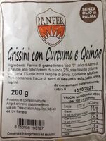 Grissini con Curcuma e Quinoa