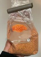 Lenticchie rosse decorticate