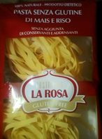 Pasta senza glutine di mais e riso