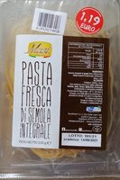 Pasta fresca di semola integrale