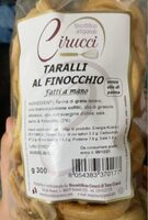 Taralli al finocchio