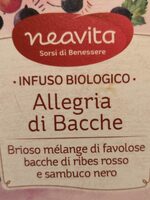 Infuso biologico allegria di bacche