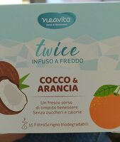 Twice infuso a freddo cocco e arancia