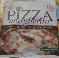 Pizza margherita con impasto ai cereali
