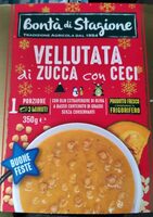 Vellutata Di zucca con cecci