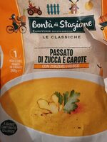Passato di zucca e carote con zenzero fresco