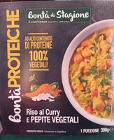 Bontà di stagione Riso al curry e pepite vegetali