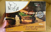 Burger proteici con curry