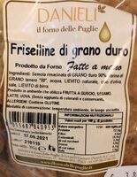 Friselline di grano duro