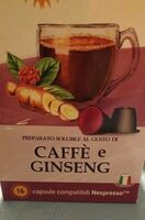 Caffè e ginseng senza zucchero
