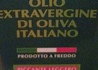 Olio extra vergine di oliva italiano
