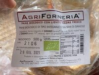Pane biologico con lievito madre fresco