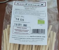 Grissini di tipo 0 senza lievito