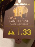 Panettone farcito al pistacchio