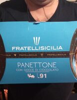 Panettone con gocce di cioccolato
