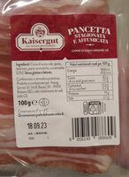 Pancetta stagionata e affumicata