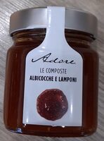 Composta albicocca lamponi