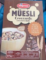 Müesi croccante con cioccolato