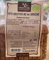 Fette biscottate bio con saraceno