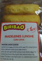Madeleines Lunghe con Uova