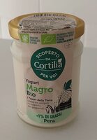 Yogurt magro bio alla pera