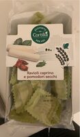 Ravioli caprino e pomodori secchi