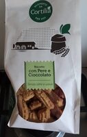 Biscotto con pere e cioccolato