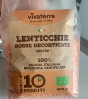 Lenticchie Rosse Decorticate