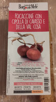 Focaccine con cipolla di Cavasso e della Val Cosa