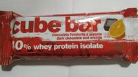 Cube bar cioccolato fondente e arancio