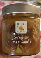 Confettura bio pere e cannella