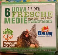 Uova fresche medie no ogm senza farine e frassi