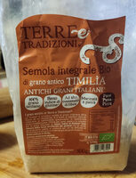 Semola integrale bio di grano antico Timilìa