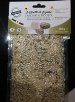 Riso carciofi e ricotta