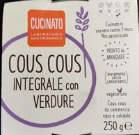 Cous Cous Integrale con Verdure