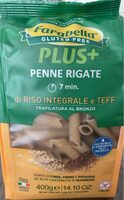 Penne rigate di teff e riso integrale
