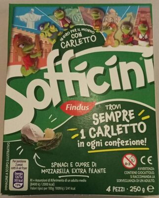 Sofficini spinaci e cuore di mozzarella extra filante