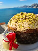 Panettone al pistacchio