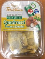 Quadrucci patate e porcini