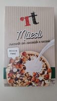 Muesli con cioccolato e nocciole