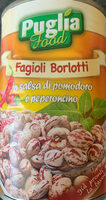 Fagioli borlotti in salsa di pomodoro e peperoncino