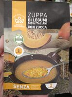 Zuppa di legumi con zucca