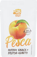 Qb fruit pesca morbido snack di frutta a cubetti