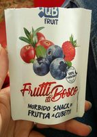 Frutti di bosco - morbido snack di frutta a cubetti