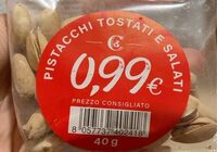 Pistacchi tostati e salati