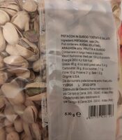 Pistacchi in guscio tostati e salati