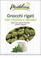 Gnocchi rigati con ricotta e spinaci