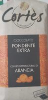 Cioccolato fondente extra con estratti naturali di arancia