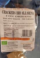 Cracker bio all'avena con origano