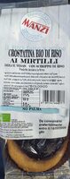 Crostatina bio di riso ai mirtilli